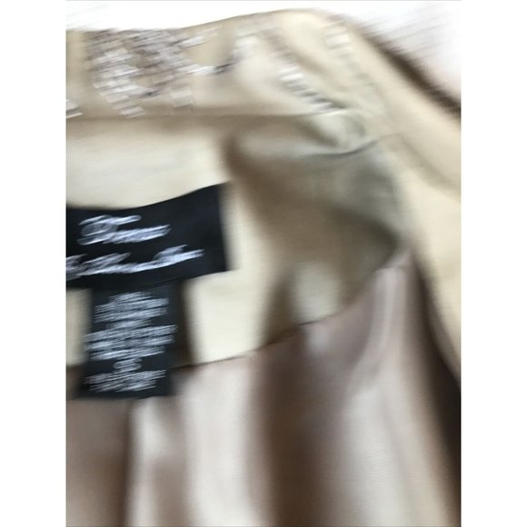 Trenz, Women’s Beige Jacket, Wooden Button Up, Floral Embroidered, Size S - Picture 5 of 7